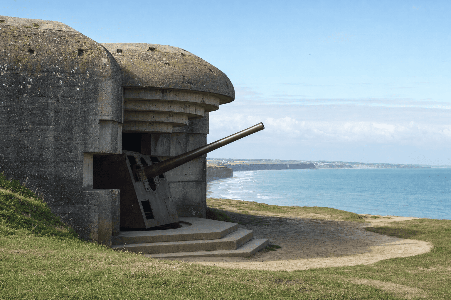 Batterie allemande de Longues-sur-Mer — Arromanches-les-Bains