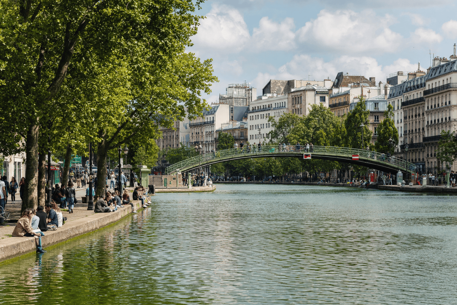 Canal Saint-Martin — Paris