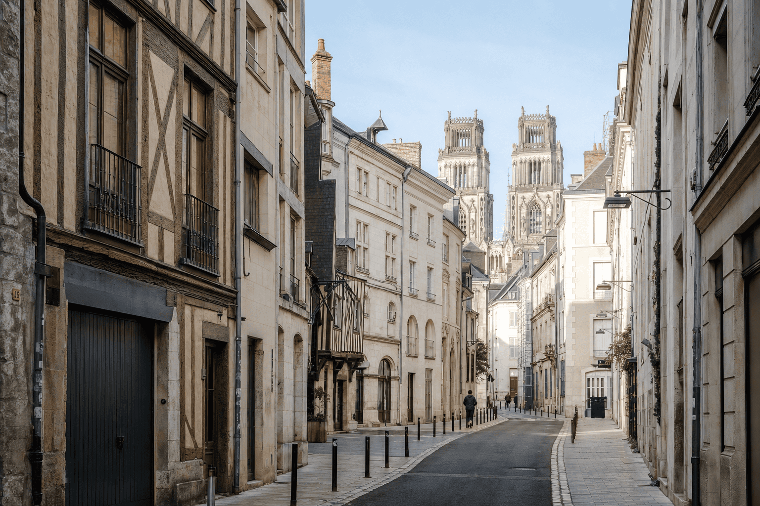 Centre historique d’Orléans et rue de Bourgogne — Orléans