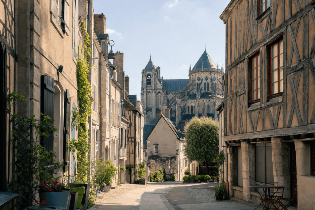 Flâner dans le centre historique de Bourges