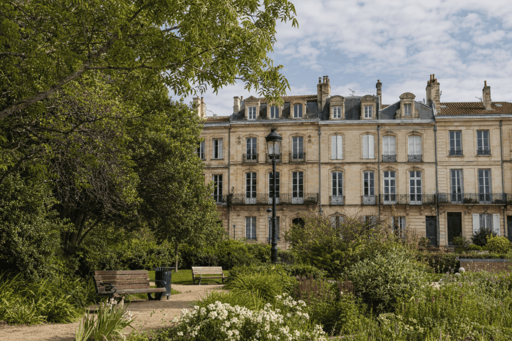 Jardin public et quartier des Chartrons