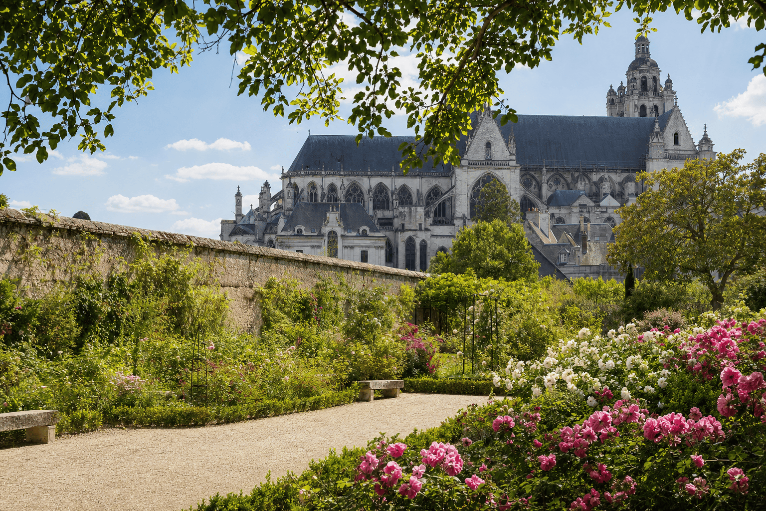 Jardins de l’Évêché et roseraie — Blois