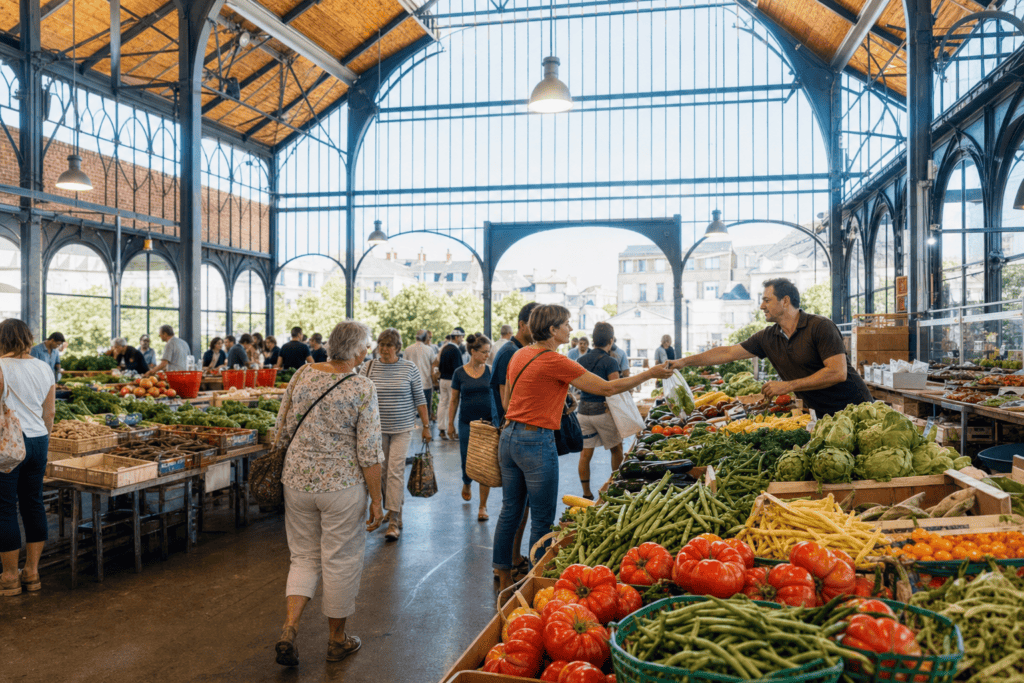 Les Halles de Cholet et le marché du centre-ville