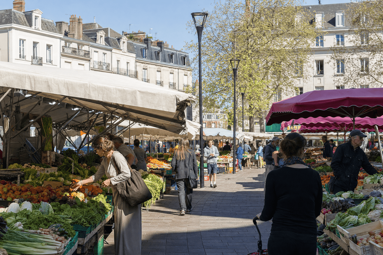 Marché de la place Leclerc — Angers