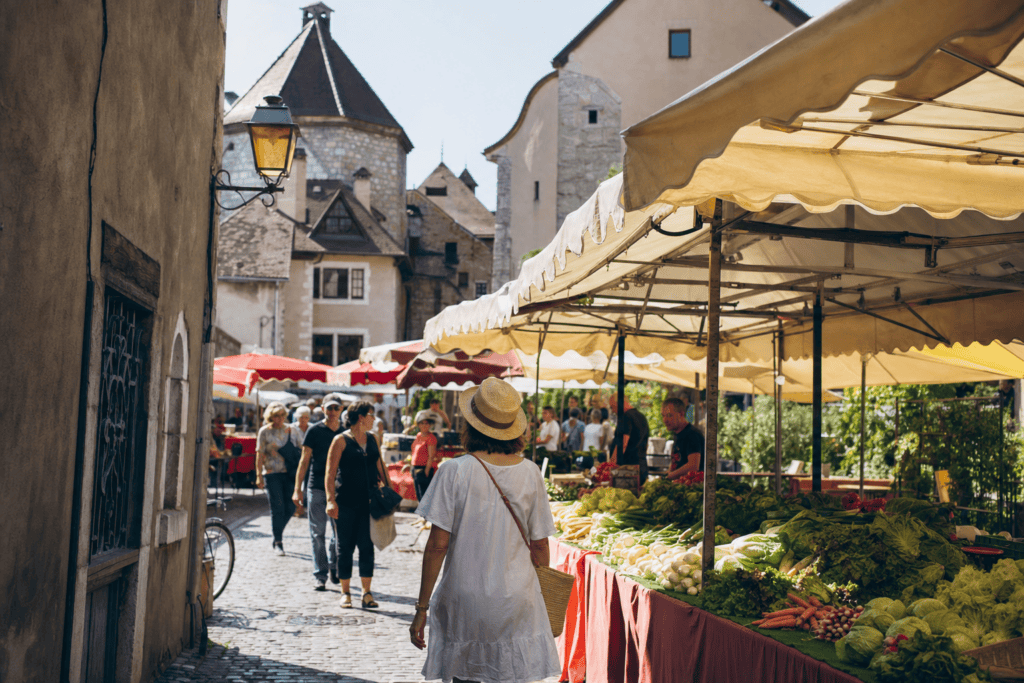 Marché de la vieille ville d’Annecy