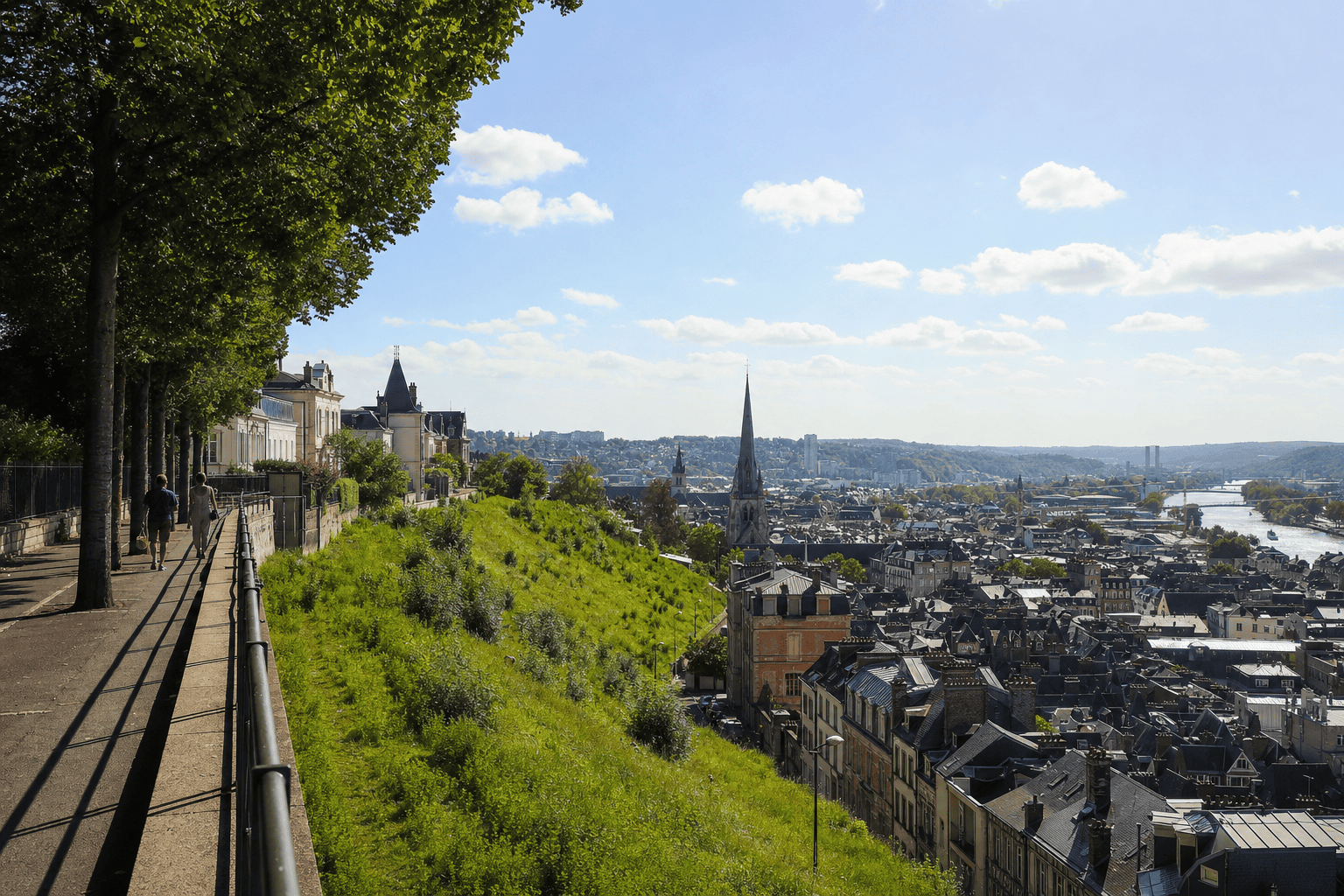 Panorama de la côte Sainte-Catherine — Rouen