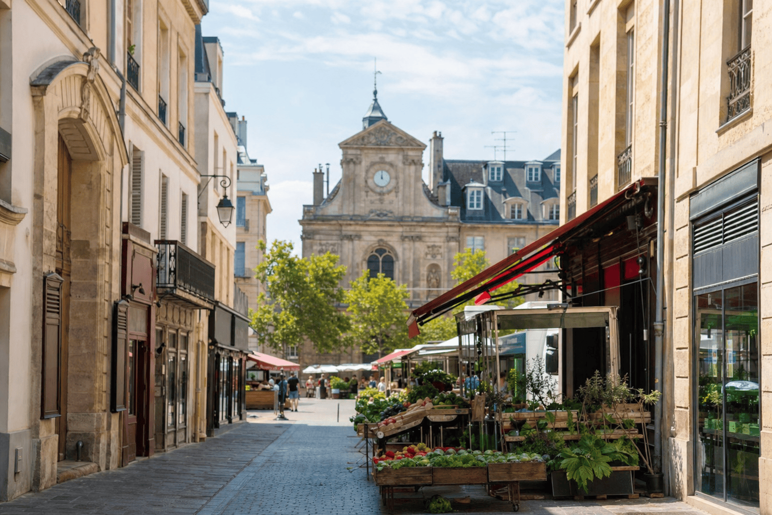 Quartier Notre-Dame et marché Notre-Dame — Versailles