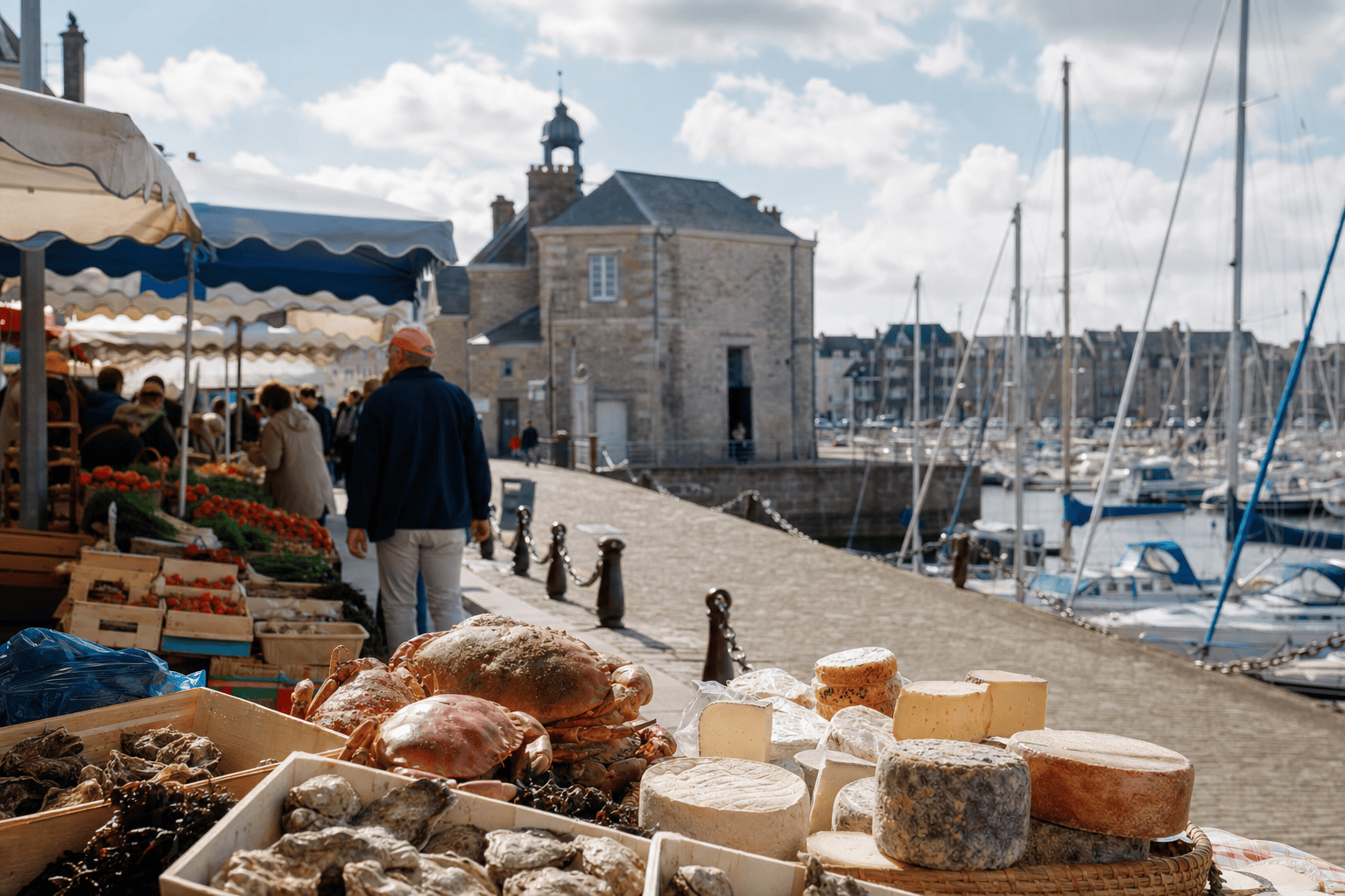 Que faire à Cherbourg : marché, port et spécialités normandes — Cherbourg-en-Cotentin