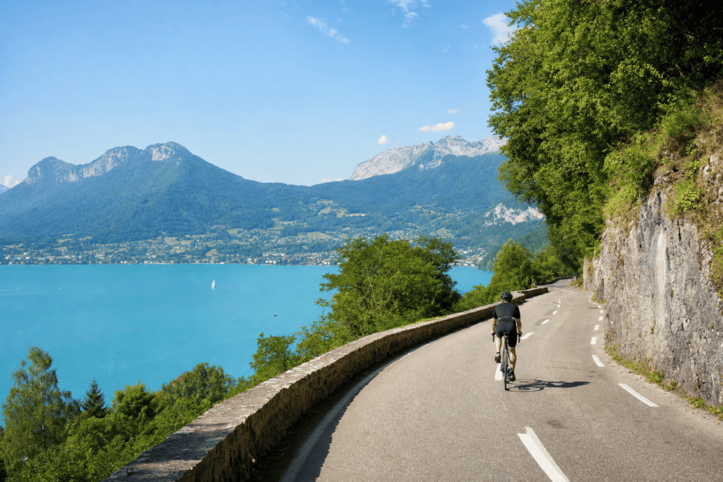 Tour du lac d’Annecy à vélo