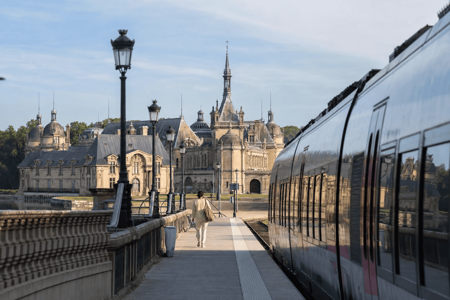 Venir à Chantilly depuis Paris en train — Chantilly