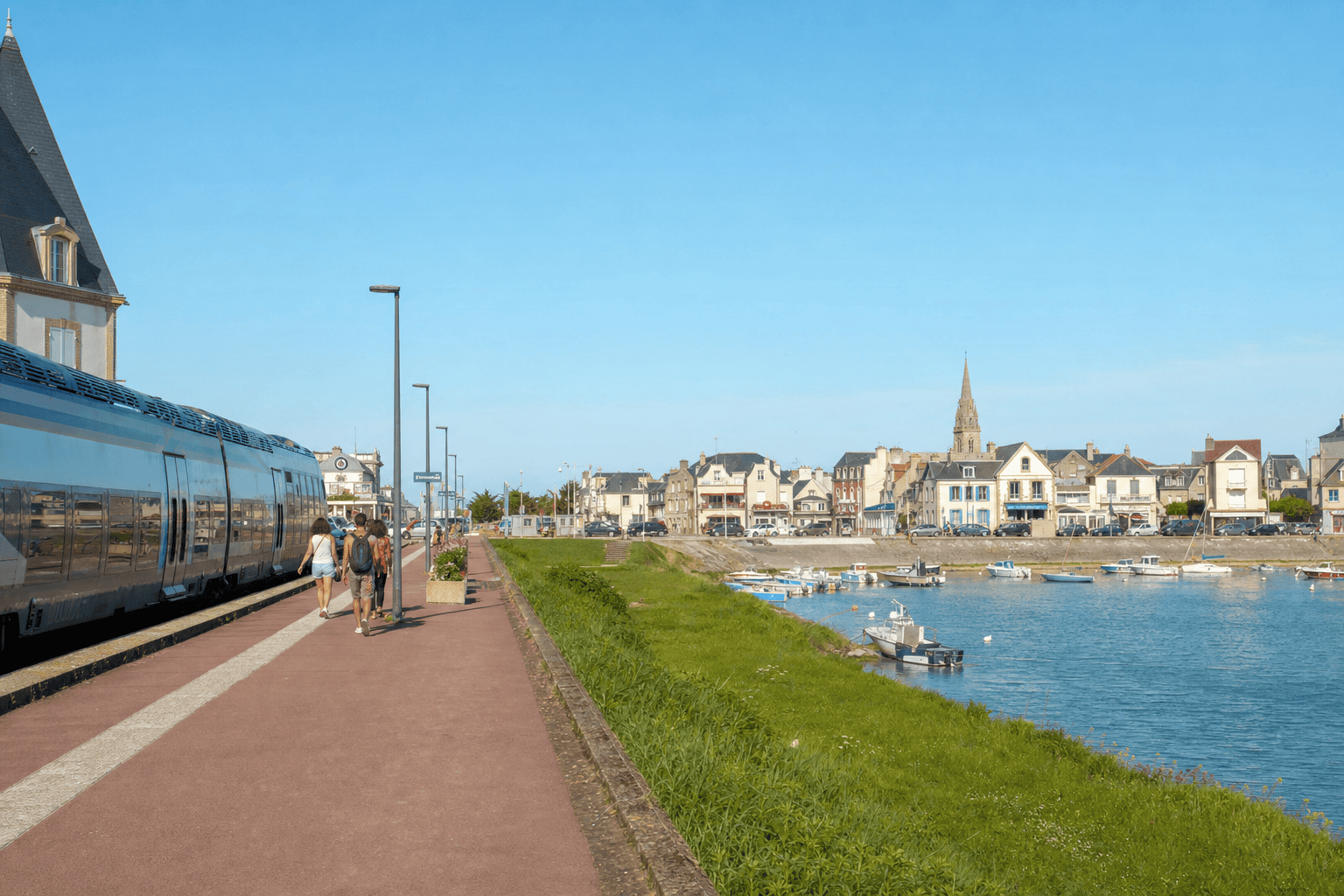 Venir à Courseulles-sur-Mer depuis Caen, Bayeux et les gares normandes — Courseulles-sur-Mer