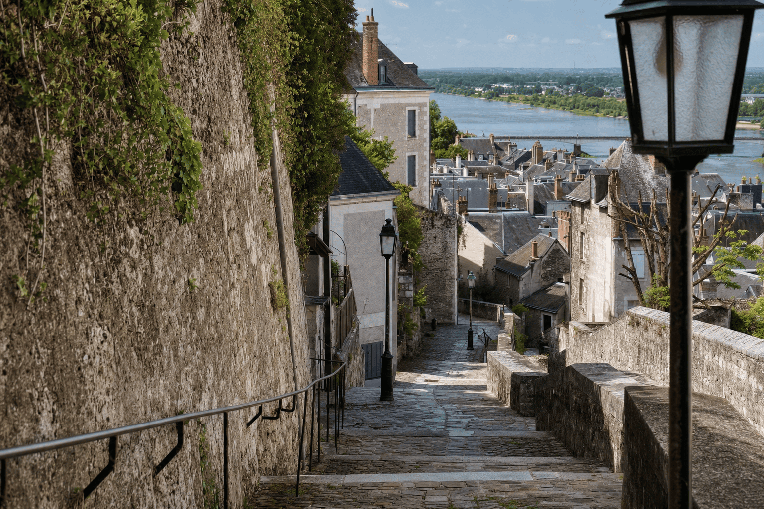 Vieux Blois et l’escalier Denis-Papin — Blois