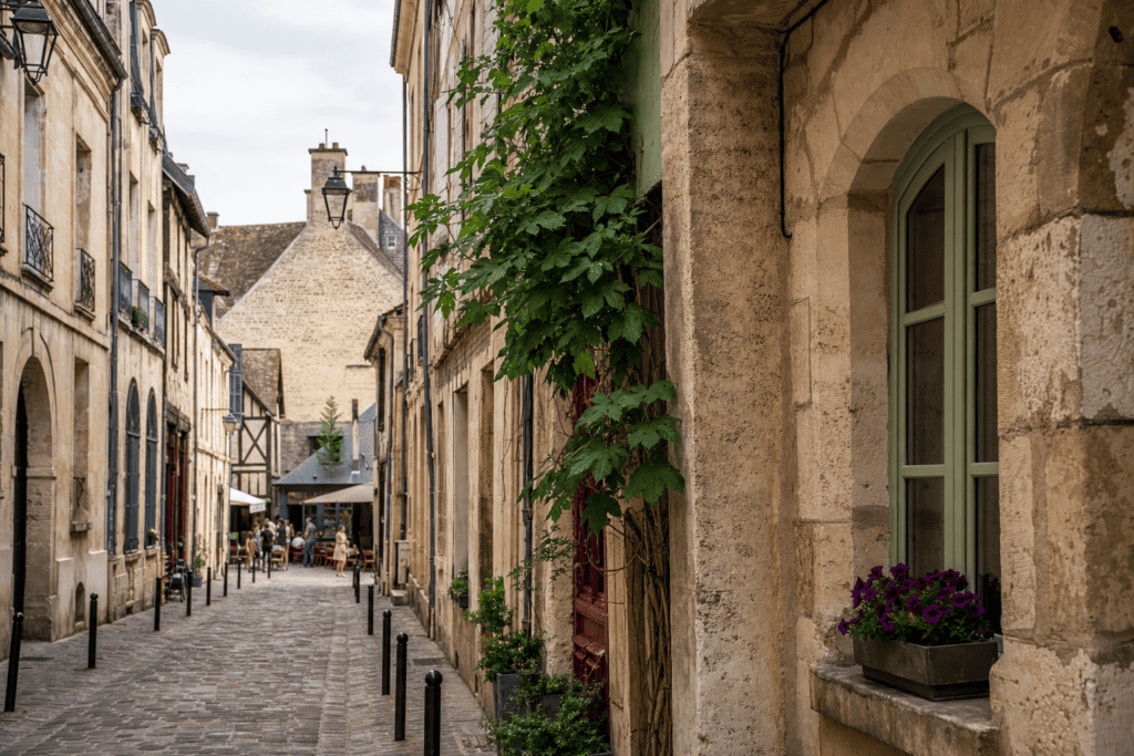 Vieux Caen et quartier du Vaugueux