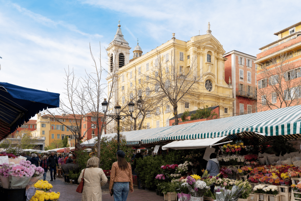 Vieux-Nice et marché du Cours Saleya