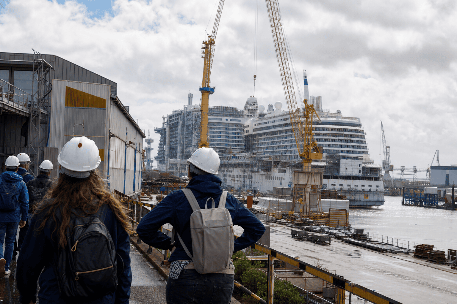 Visite des Chantiers de l’Atlantique — Saint-Nazaire