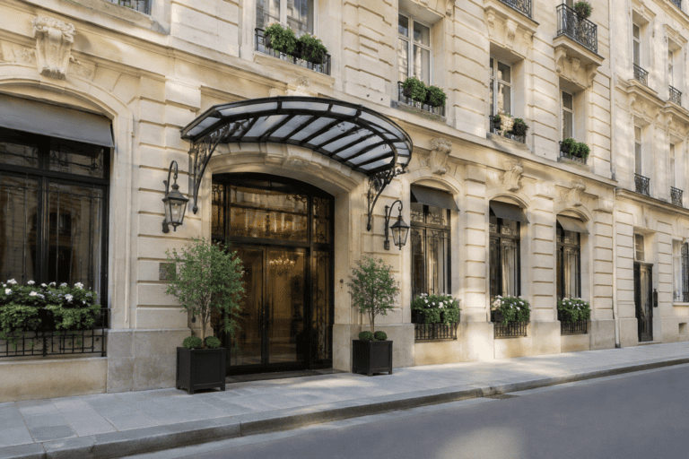 Transfert VTC Aéroport d’Orly (ORY) → Hôtel Lancaster Paris Champs-Élysées