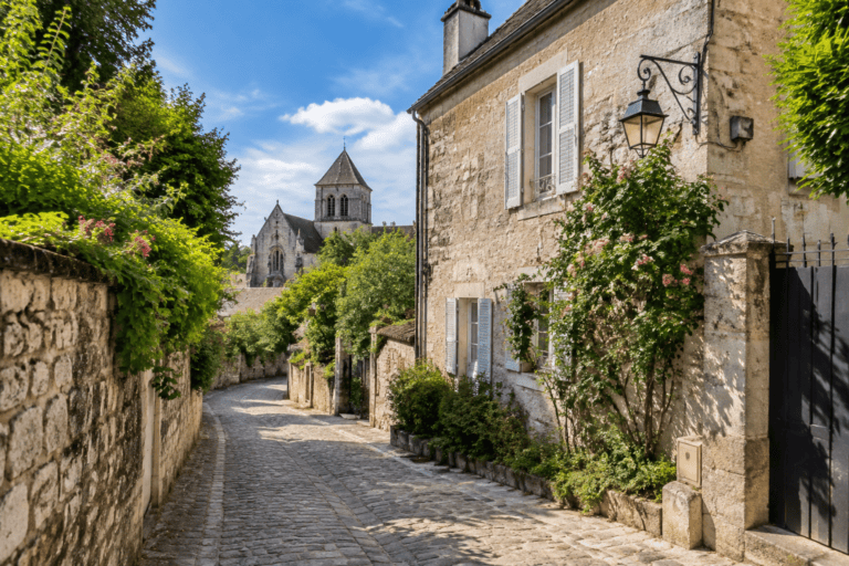 Rues et paysages d’Auvers-sur-Oise, village associé à Vincent van Gogh