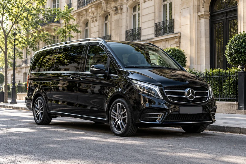 Van Mercedes Classe V noir